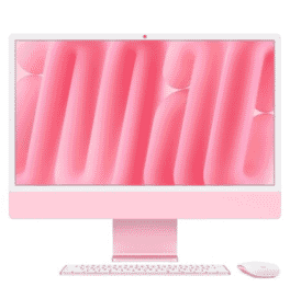 Picture of Apple  iMac - 24" - M4 Chip - 8 Core  - 16GB - 256GB SSD - Pink